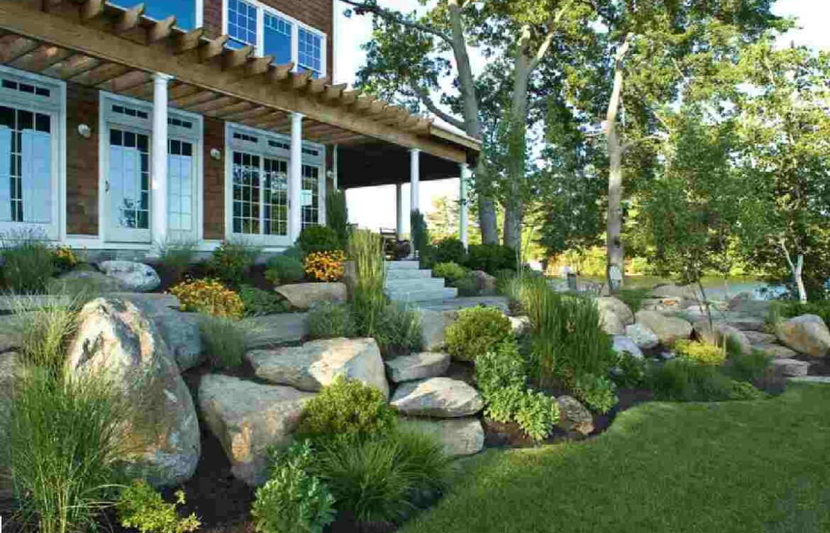 Front Yard Landscaping Ideas With Rocks