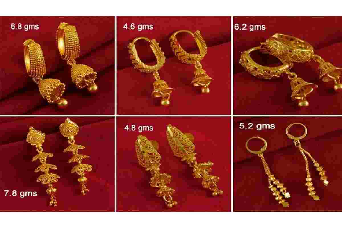 Gold Earring Design for Female (7)