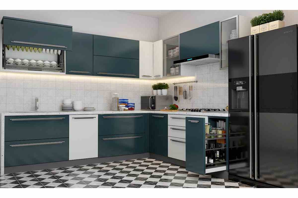 Indian Style Small Modular Kitchen Design (7)
