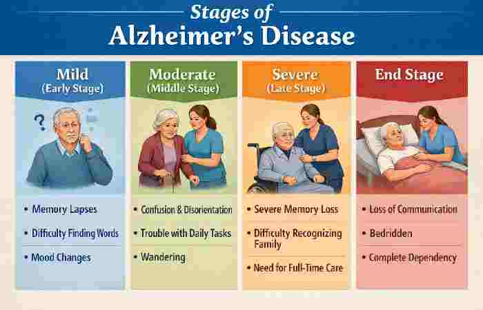 stages of alzheimer’s disease