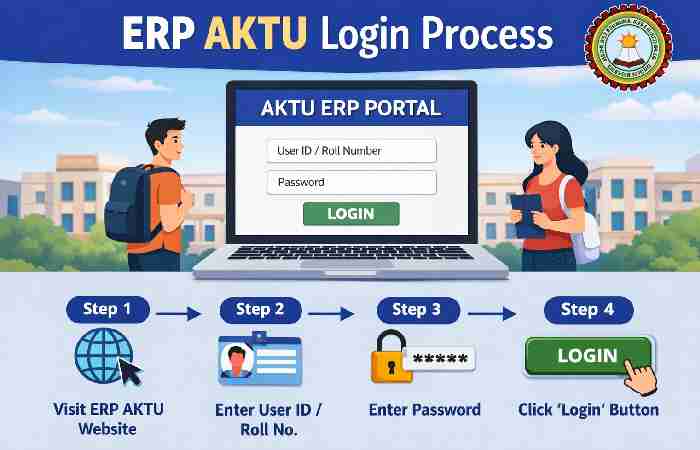 ERP AKTU login process