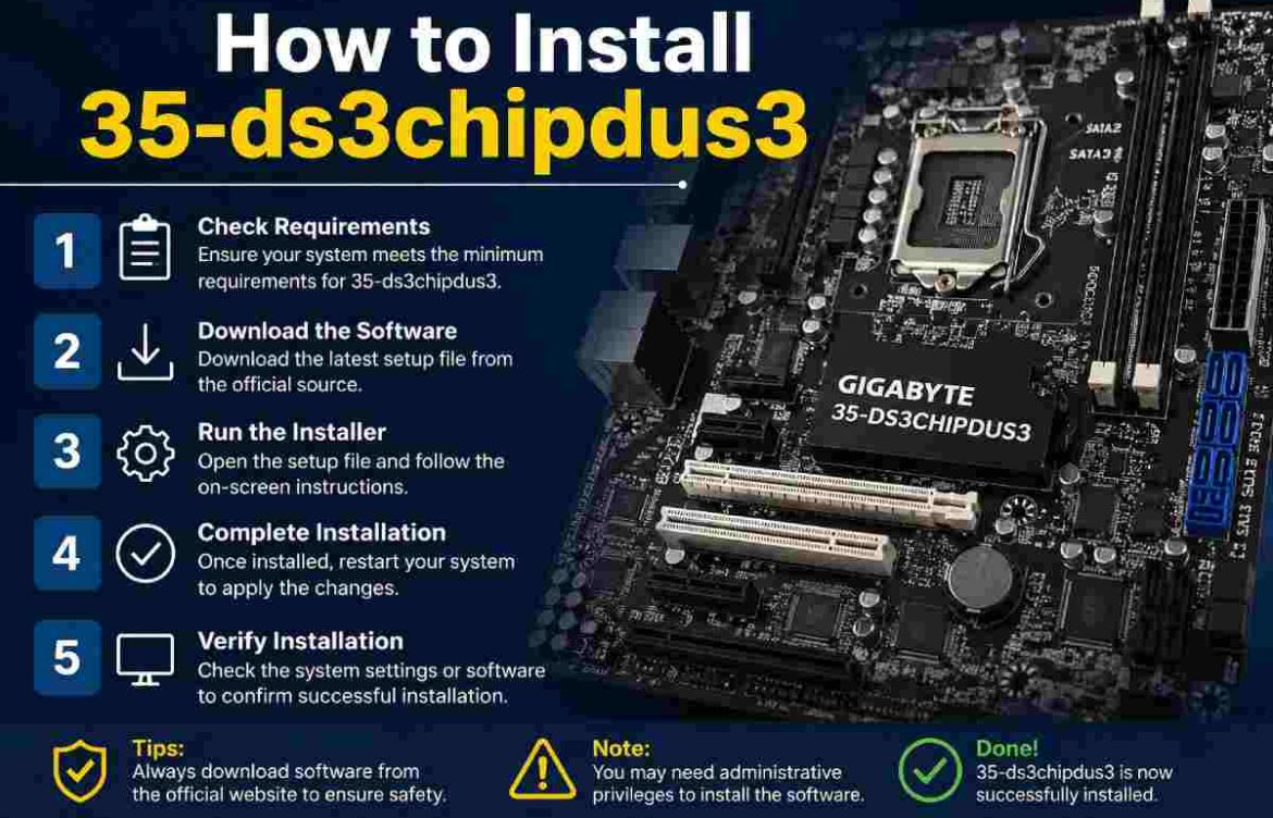 How to Install 35-ds3chipdus3: Step-by-Step Guide for Beginners