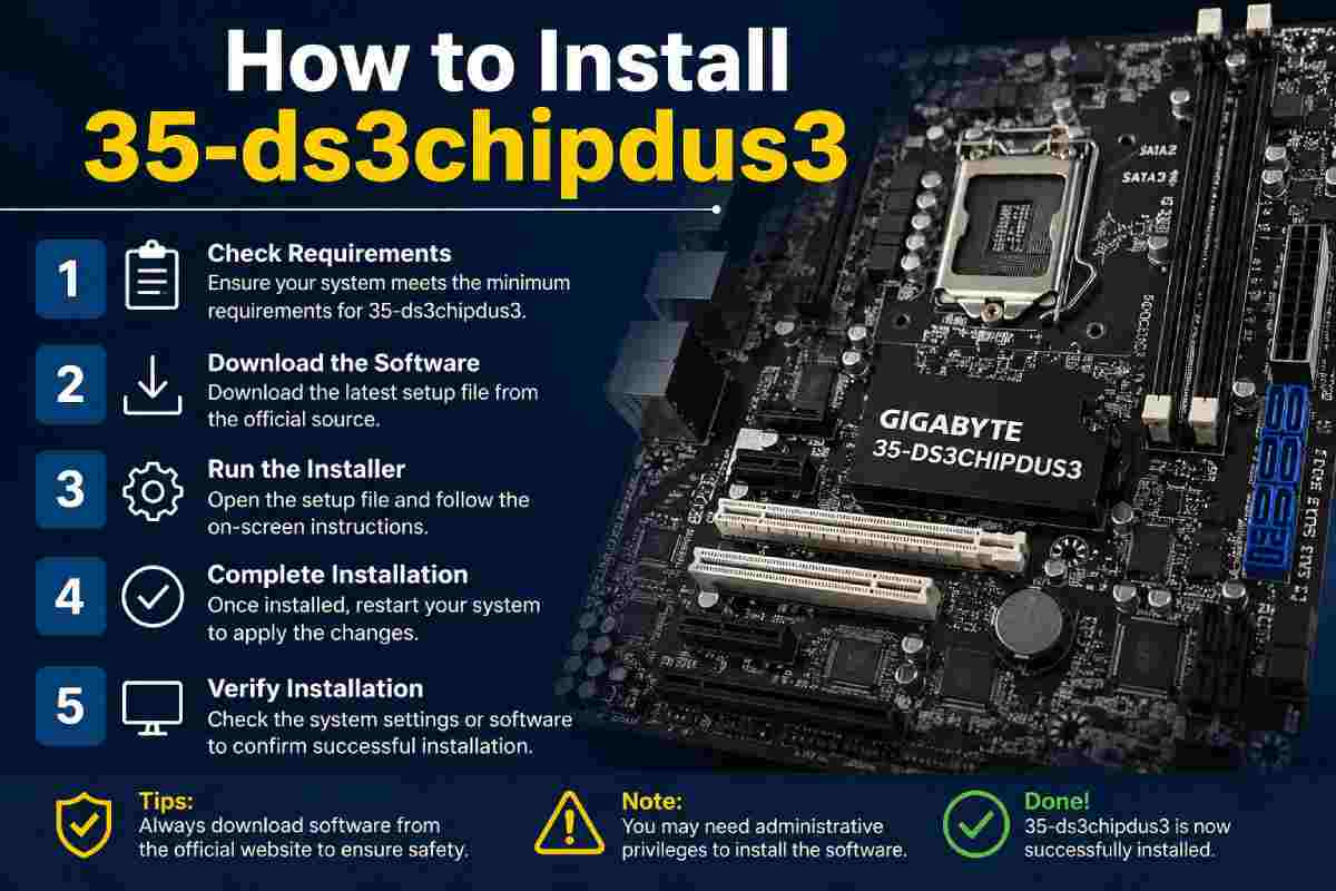 how to install 35-ds3chipdus3