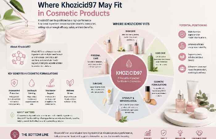 Where Khozicid97 May Fit in Cosmetic Products
